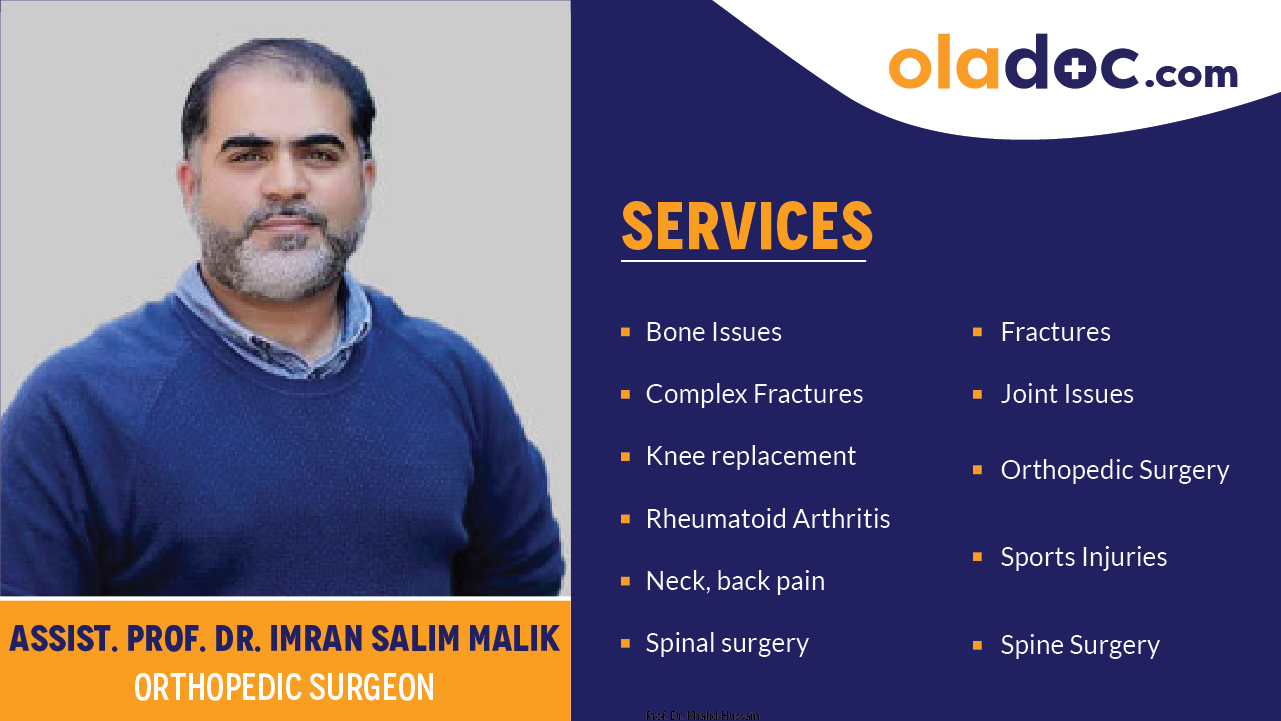 Services provided by Dr.Imran Salim Malik
